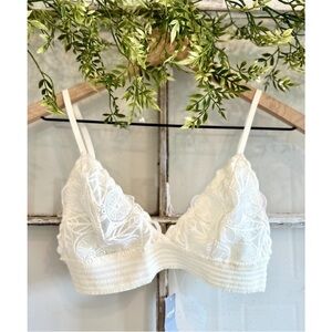 Aerie White Lace Bralette